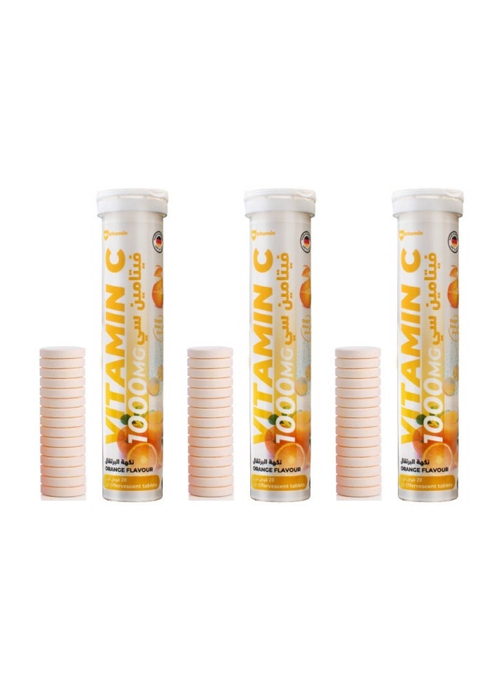Mr.Vitamin Mr Vitamin C Pack Of 3 1000 mg Effervescent 20 Tab - Image 3